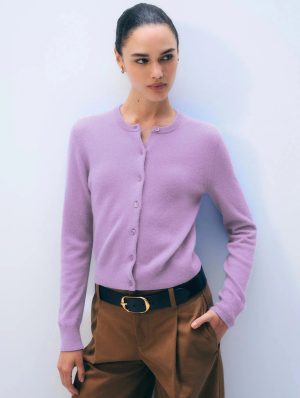 Cashmere Crew Soft Plum